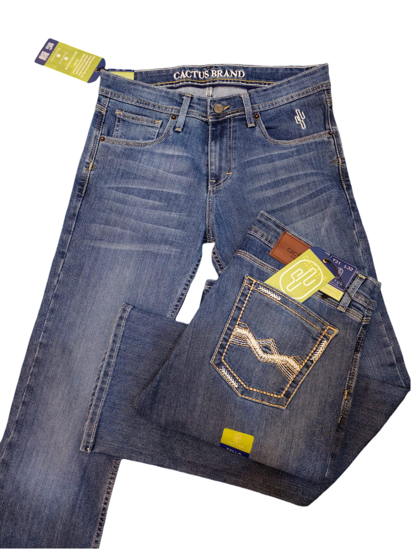 Pantalón De Mezclilla Cactus Brand Bootcut Caballero