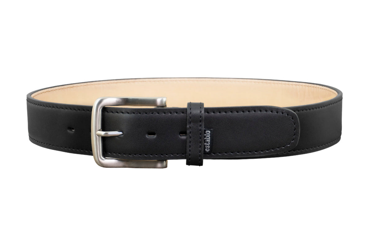 Cinturón Establo Negro Napa Mod. 101