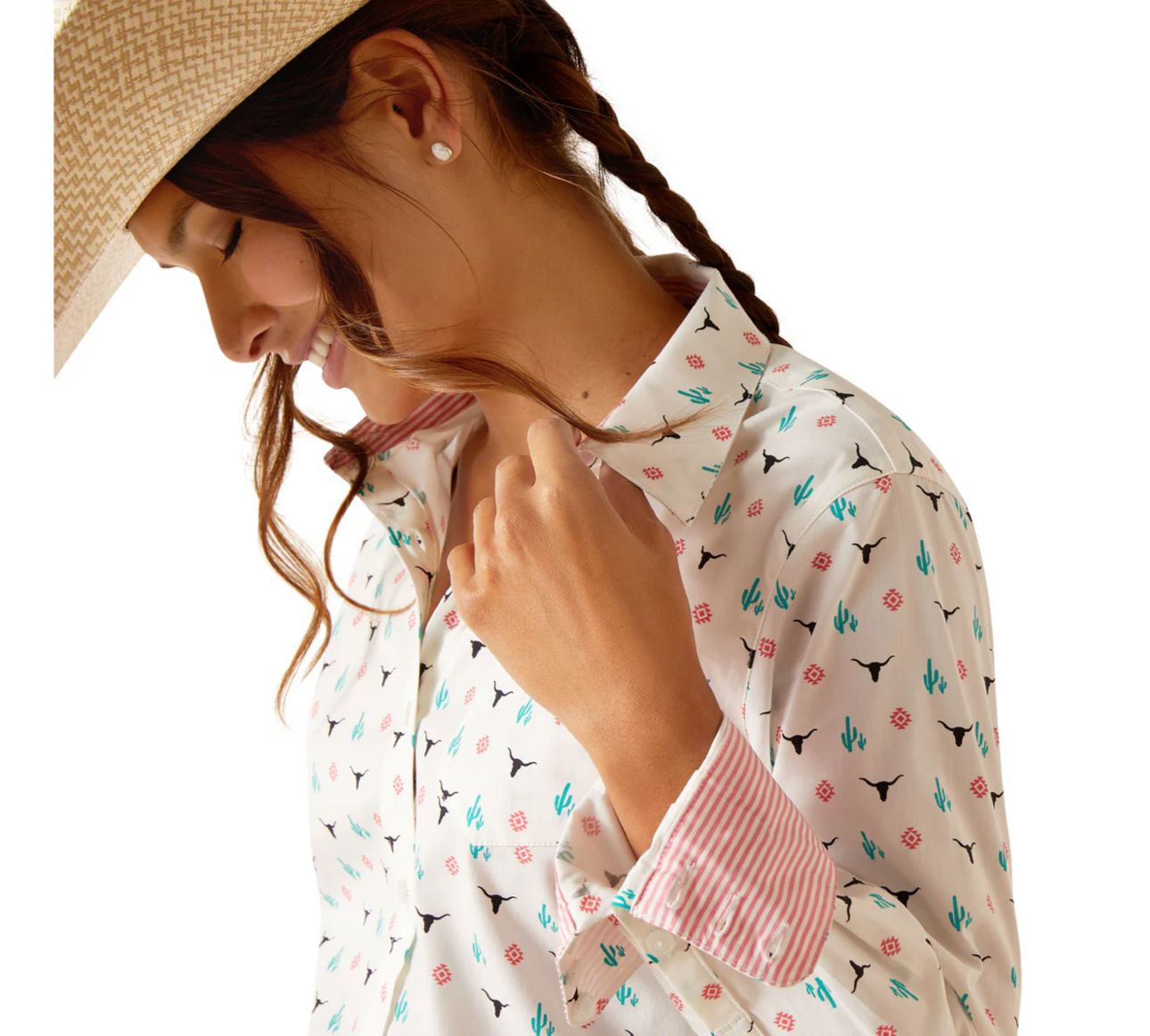 Camisa Ariat Libre De Arrugas Kirby Stretch