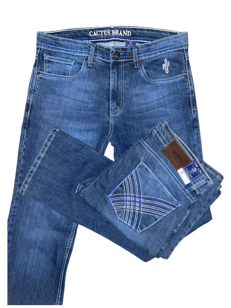 Pantalón De Mezclilla Cactus Brand Bootcut Caballero