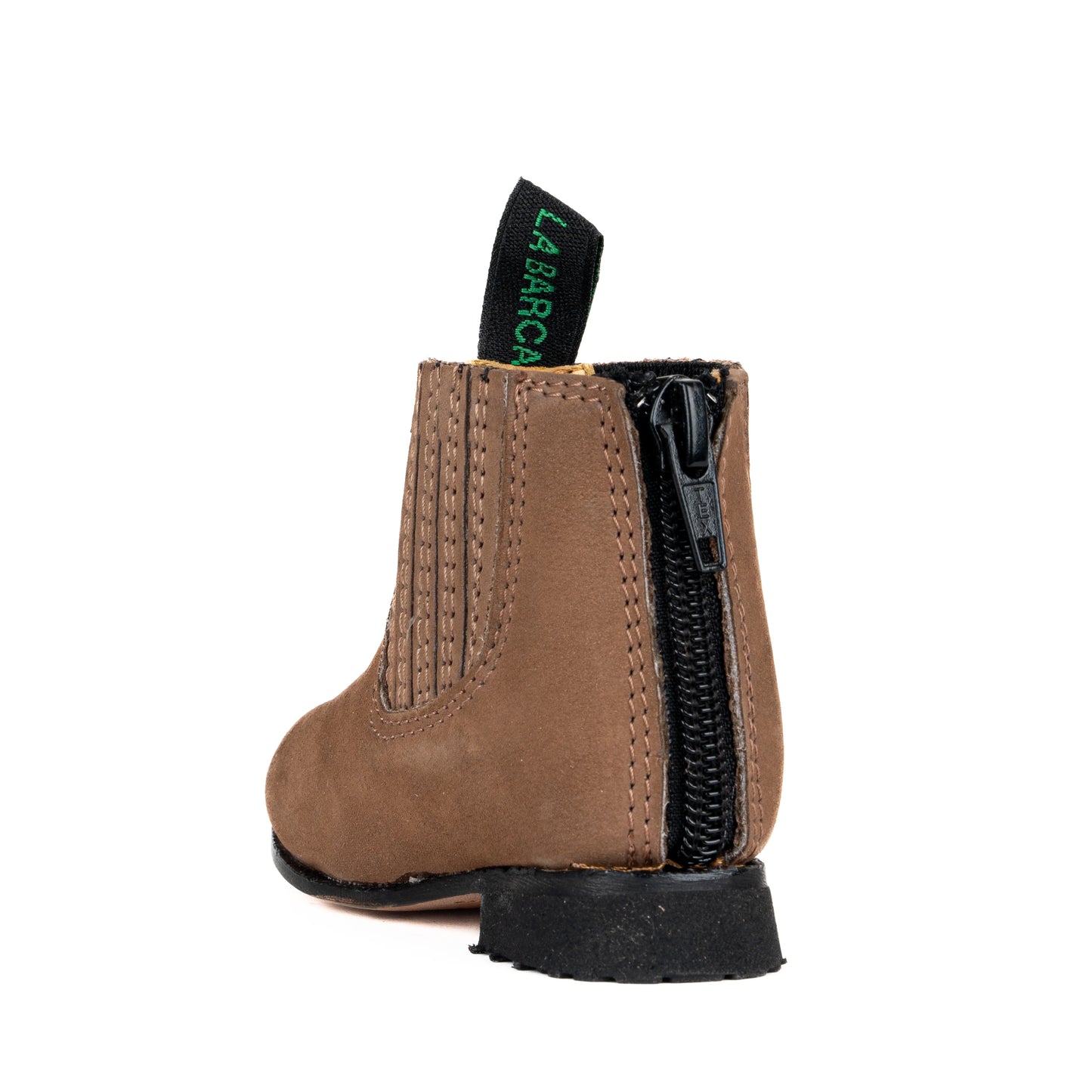 Botín La Barca 111 Suela de Cuero BK Topo Bebé