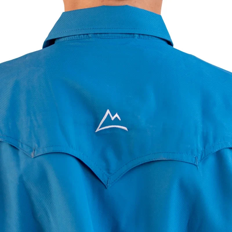 Camisa Frisco Fishing para Niño Azul con Ventilación