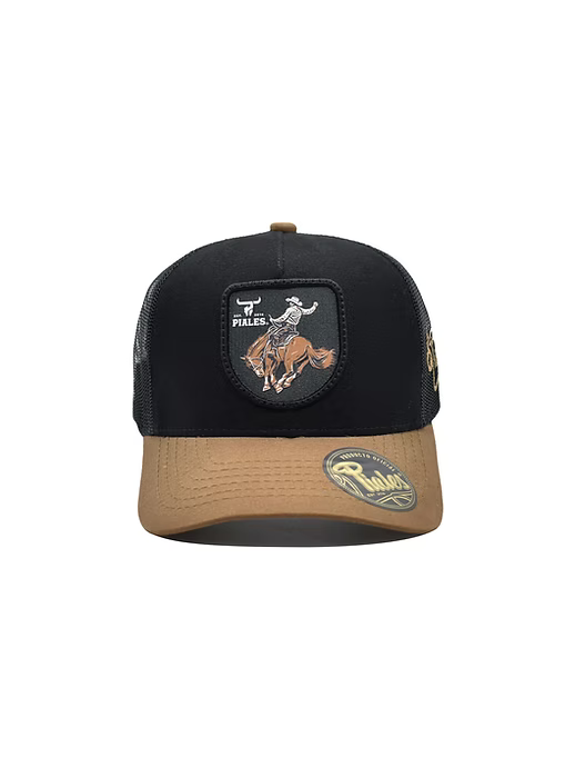 Gorra Piales Rodeo Caballo Negro