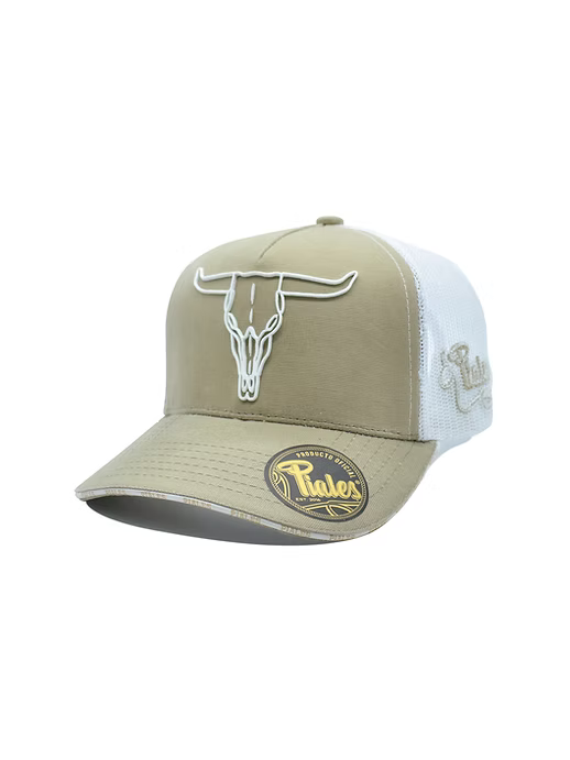 Gorra Piales Vaquero Capuccino/Blanco