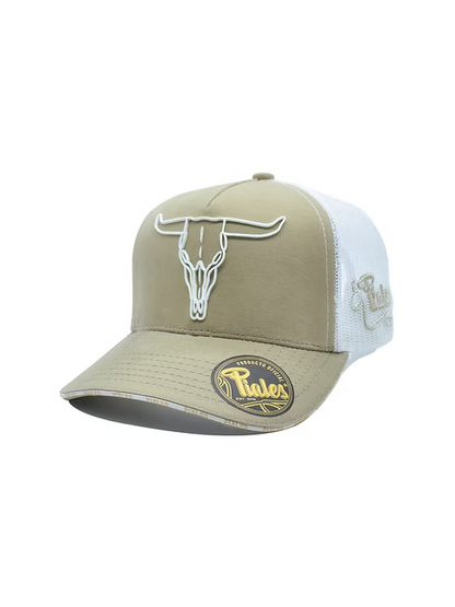 Gorra Piales Vaquero Capuccino/Blanco