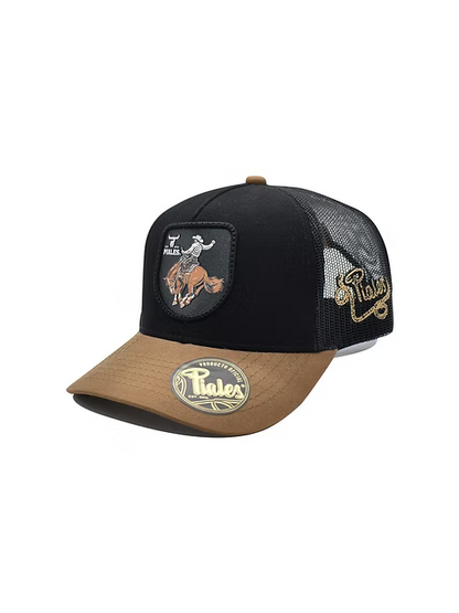 Gorra Piales Rodeo Caballo Negro