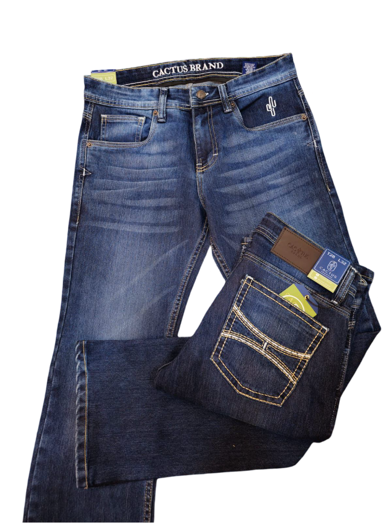 Pantalón De Mezclilla Cactus Brand Bootcut Caballero
