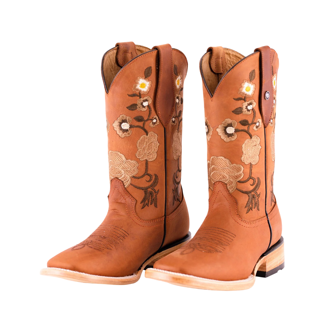 Bota Horsag Bulldog de Cuero Crazy Bronce