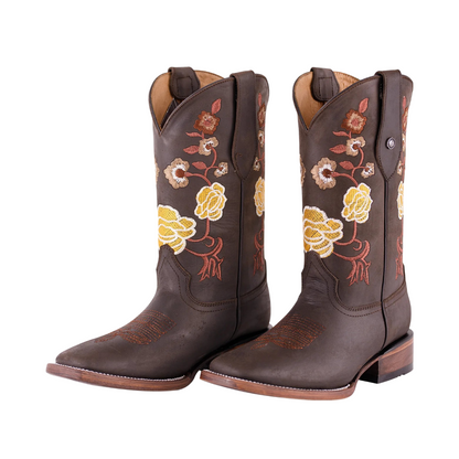 Bota Horsag Bulldog de Cuero Crazy Choco