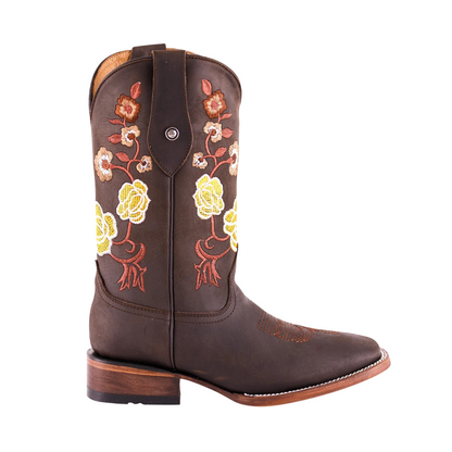 Bota Horsag Bulldog de Cuero Crazy Choco