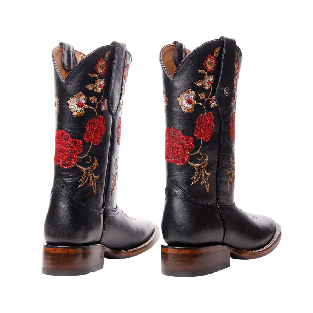 Bota Horsag Bulldog de Cuero Atanado Negro