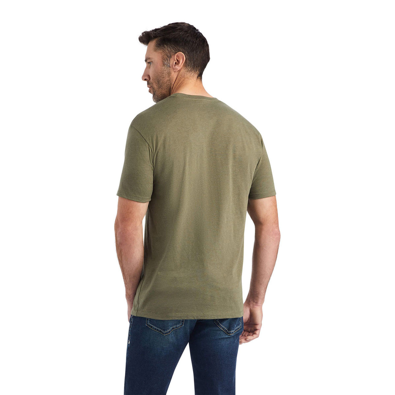 Playera Ariat Camo Badge Short Sleeve T-Shirt Tee