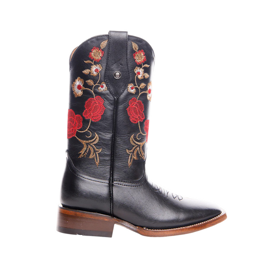 Bota Horsag Bulldog de Cuero Atanado Negro