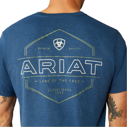 Playera Ariat Line Frame Hex T-Shirt