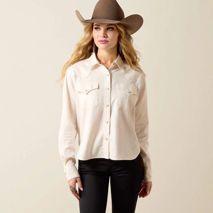 Camisa Ariat Manga larga Mujer Asheville con botones a presión