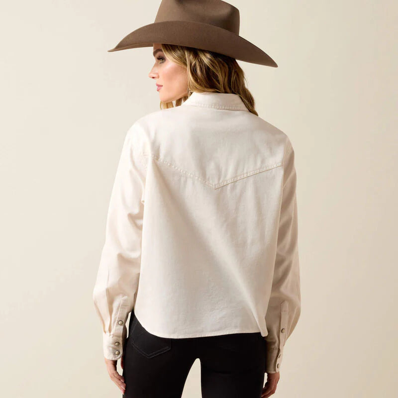 Camisa Ariat Manga larga Mujer Asheville con botones a presión