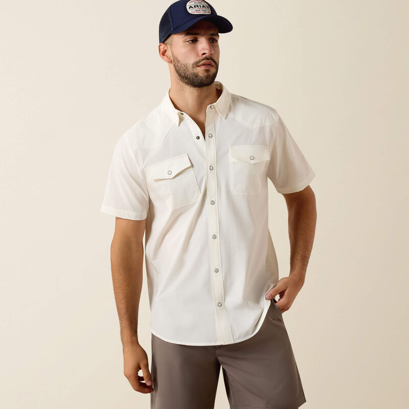 Camisa Manga Corta Caballero Ariat FrontierTough VentTEK Western 10077057