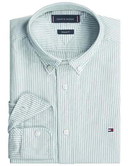 Camisa de Corte Slim con Rayas Tommy Hilfiger
