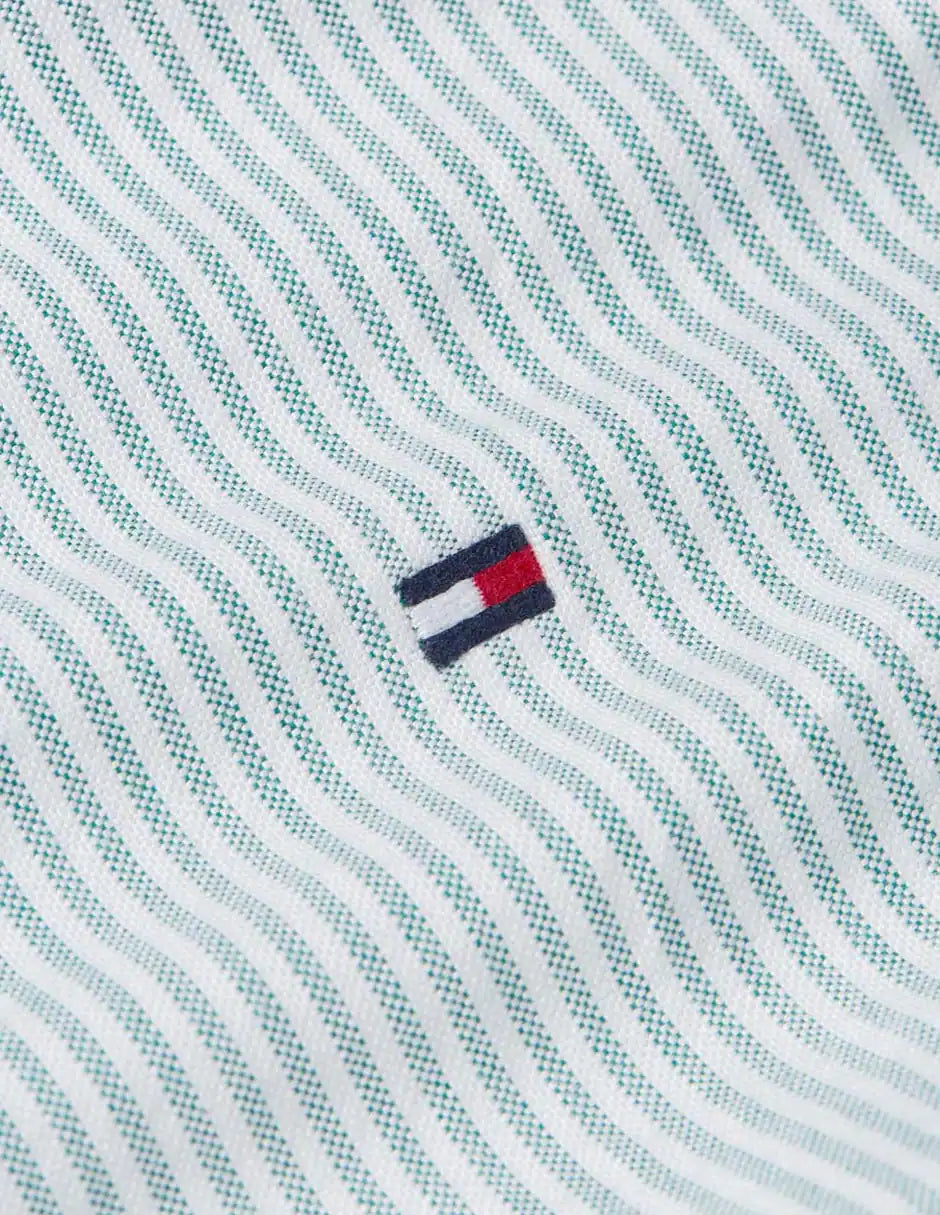 Camisa de Corte Slim con Rayas Tommy Hilfiger