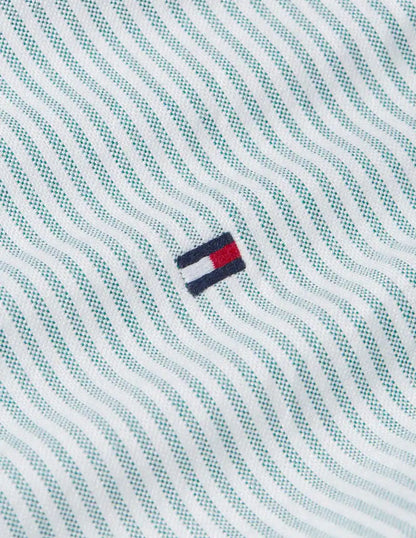 Camisa de Corte Slim con Rayas Tommy Hilfiger