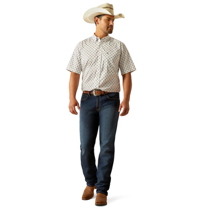 Camisa manga corta Ariat para caballero Classic Fit resistente a las arrugas 10058742