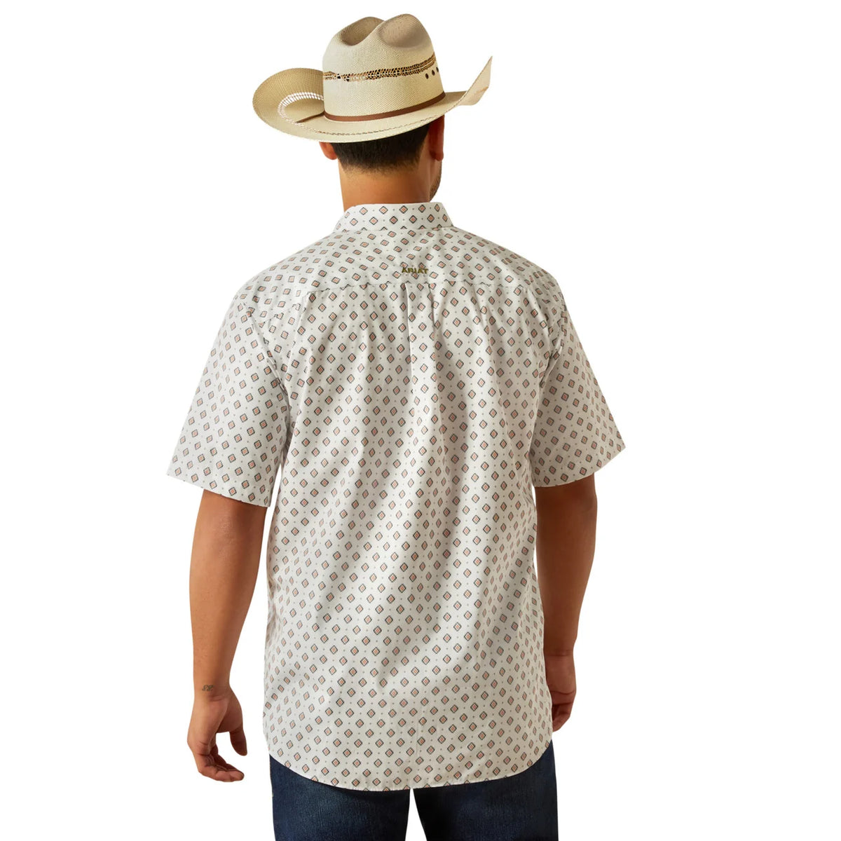 Camisa manga corta Ariat para caballero Classic Fit resistente a las arrugas 10058742