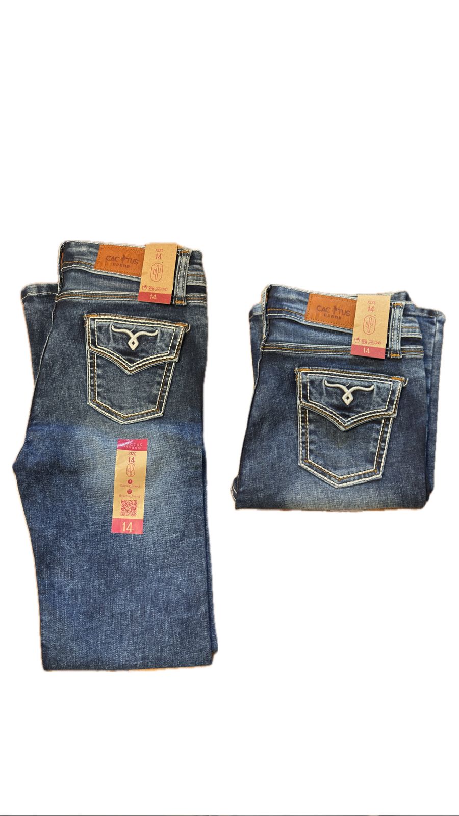 Pantalón De Mezclilla Cactus Brand Bootcut para Niña