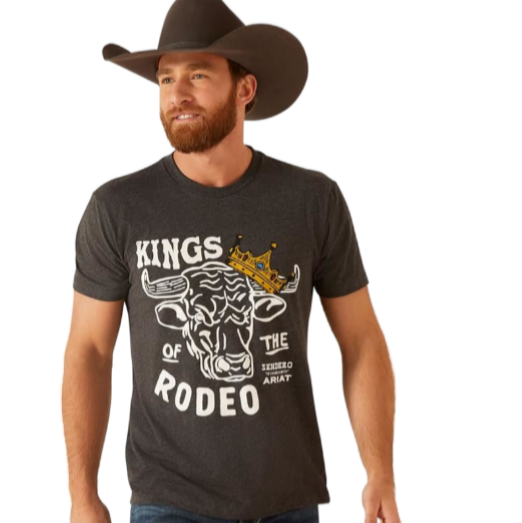 Playera Ariat Charcoal Heather