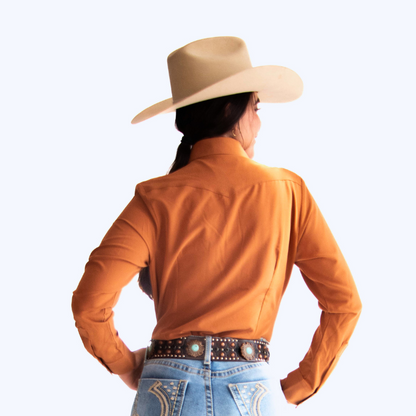 Camisa Vaquera Icy Denver Lisa Durazno CM113