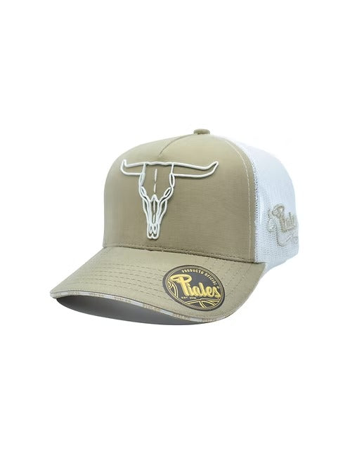 Gorra Piales Vaquero Capuccino/Blanco