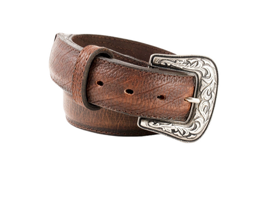 Cinturón Vaquero Siete Leguas Bisonte Dark Brown Estilo 13