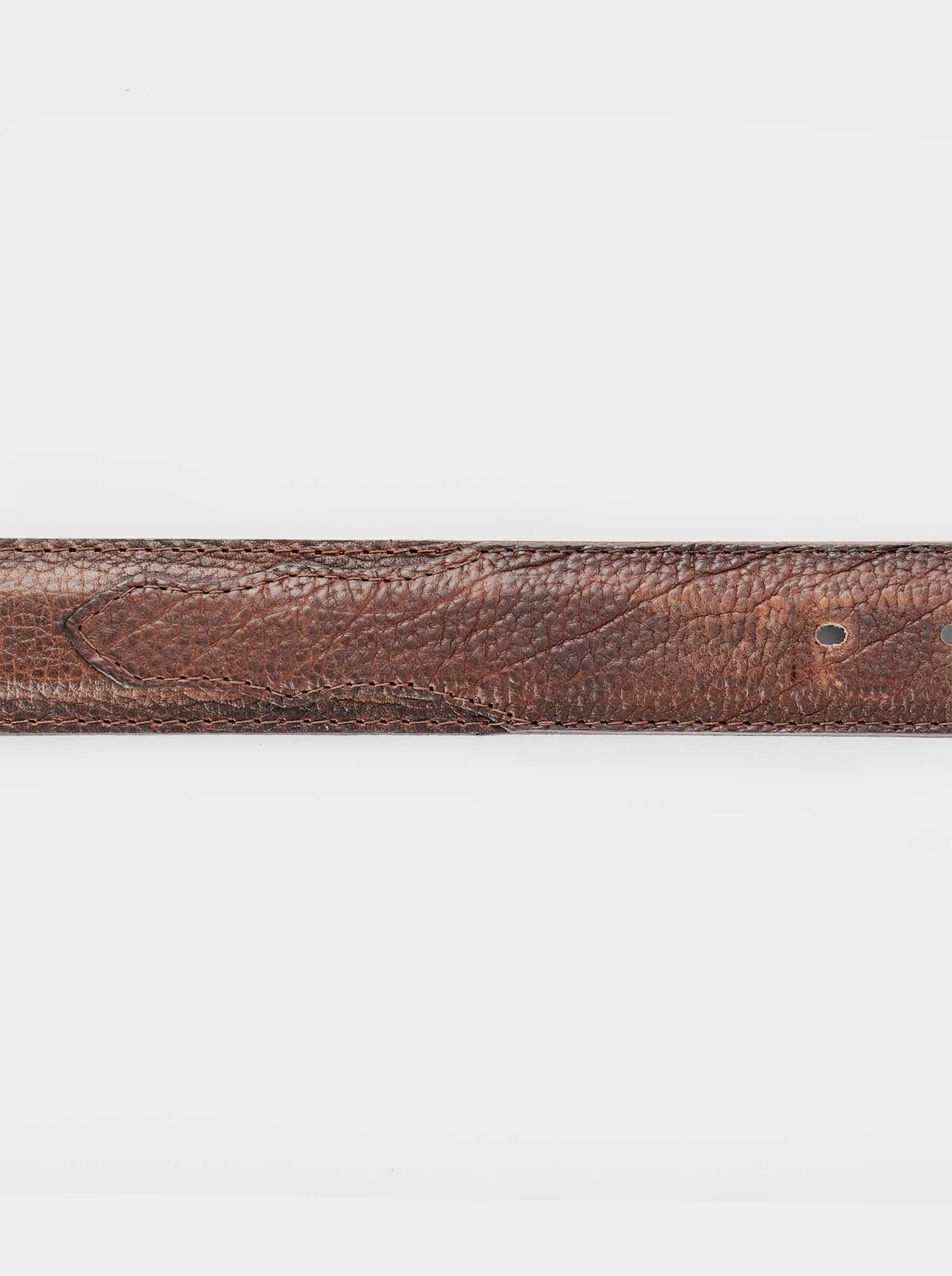 Cinturón Vaquero Siete Leguas Bisonte Dark Brown Estilo 13