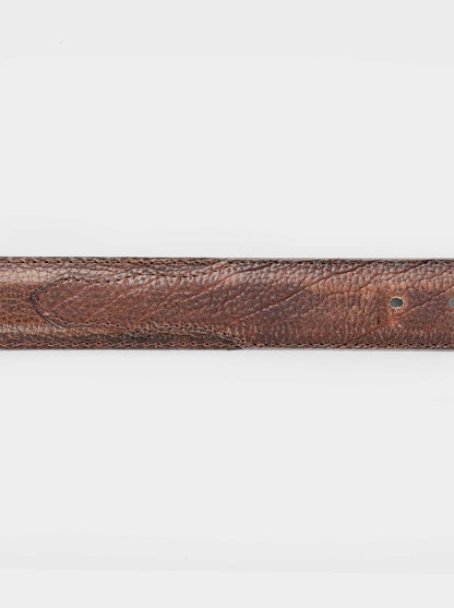 Cinturón Vaquero Siete Leguas Bisonte Dark Brown Estilo 13