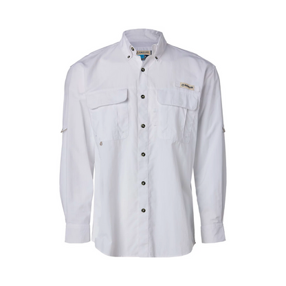 Camisa de Hombre Magellan Laguna Madre Manga Larga Color Blanca