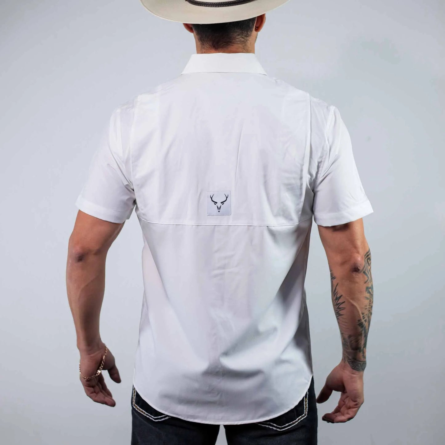 Camisa McAllen Color Blanco Caballero
