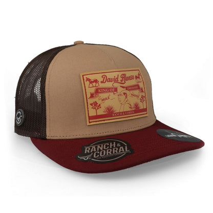 Gorra Ranch & Corral David Alonso 19 Da19 Natural/Guindo