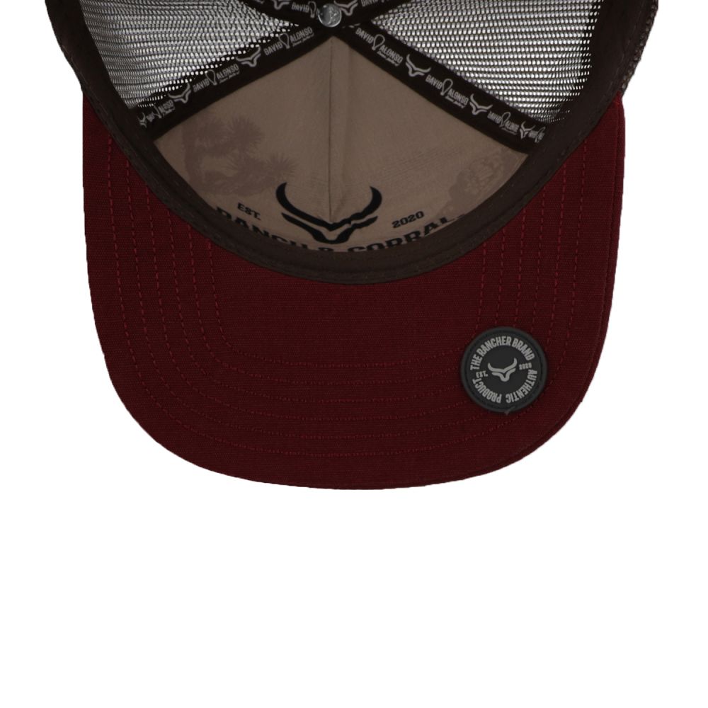 Gorra Ranch & Corral David Alonso 19 Da19 Natural/Guindo