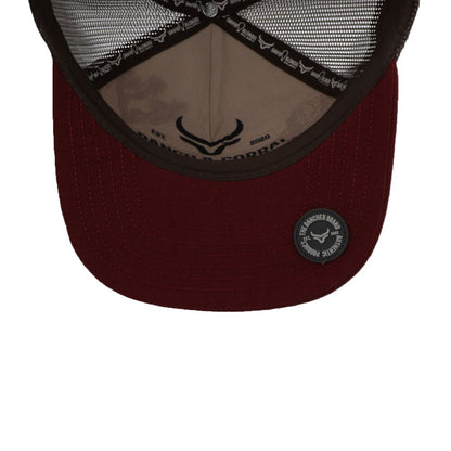 Gorra Ranch & Corral David Alonso 19 Da19 Natural/Guindo