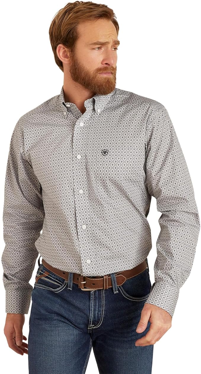 Camisa Ariat Wrinkle Free Val Fitted Manga Larga Caballero