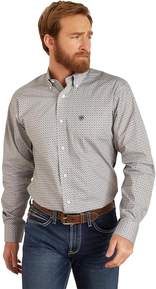Camisa Ariat Wrinkle Free Val Fitted Manga Larga Caballero