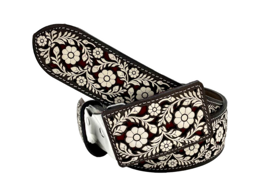 Cinturón Laser Rosas