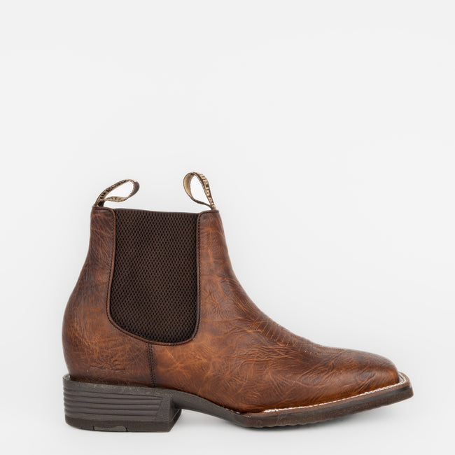 Botín Rio Grande Simmental Con Ringle Shoulder Red Wood Caballero