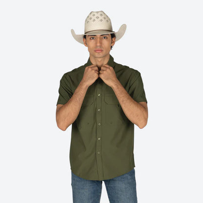 Camisa McAllen Color Verde Caballero