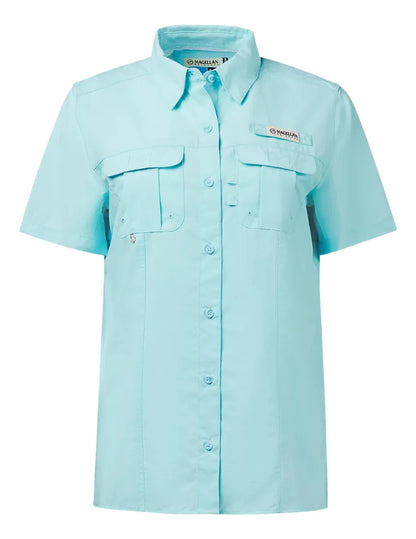 Camisa Magellan Dama Manga Corta Color Water Ballet