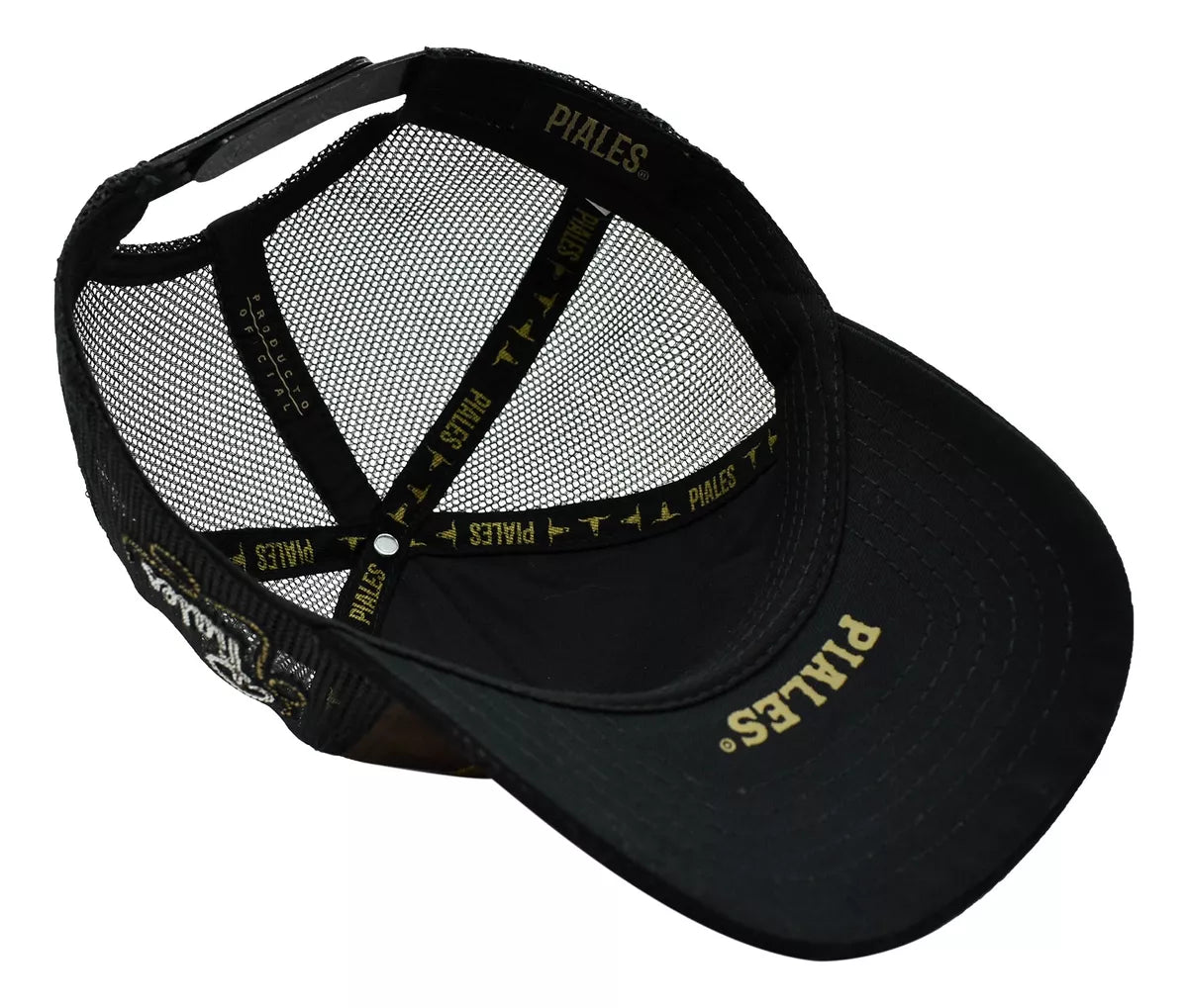 Gorra Piales Suertes Charras Pieles Cafe/Negro