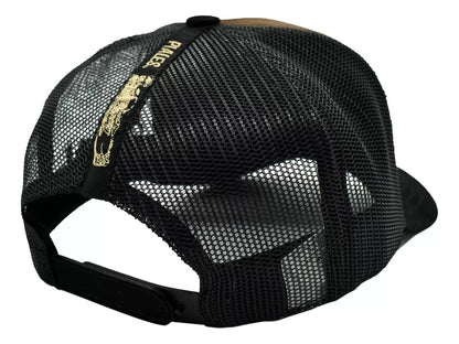 Gorra Piales Suertes Charras Pieles Cafe/Negro