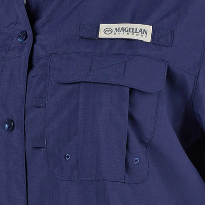 Camisa Magellan Dama Manga Corta Color Azul Marino