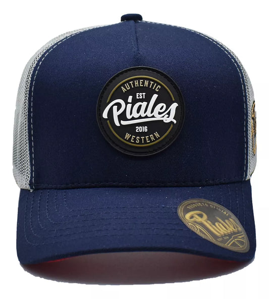 Gorra Piales BSC-16 Vintage Marino/Gris