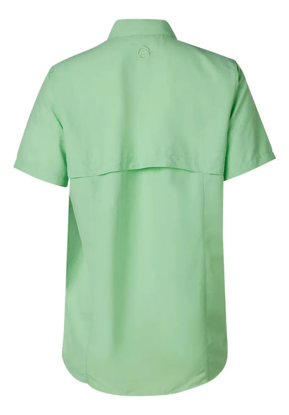 Camisa Magellan Dama Manga Corta Color Green Ash