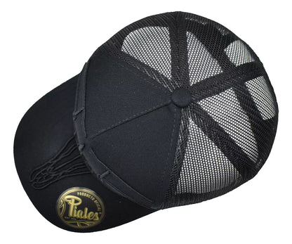 Gorra Piales Cráneo Western Negro